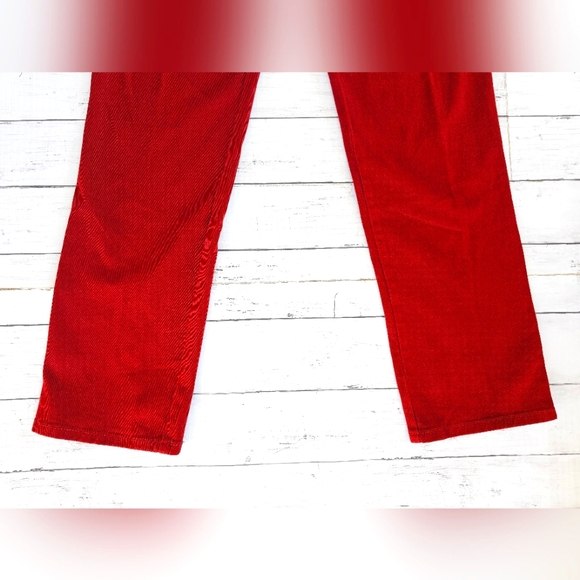 Gloria Vanderbilt Wine Red Fall Holiday Amanda Denim Jeans Stretchy Size 6 - Picture 2 of 13